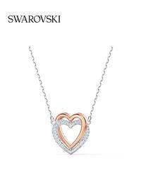 施华洛世奇 双心SWAROVSKI INFINITY 项链礼物5518868