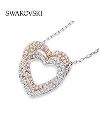 施华洛世奇 双心SWAROVSKI INFINITY 项链礼物5518868