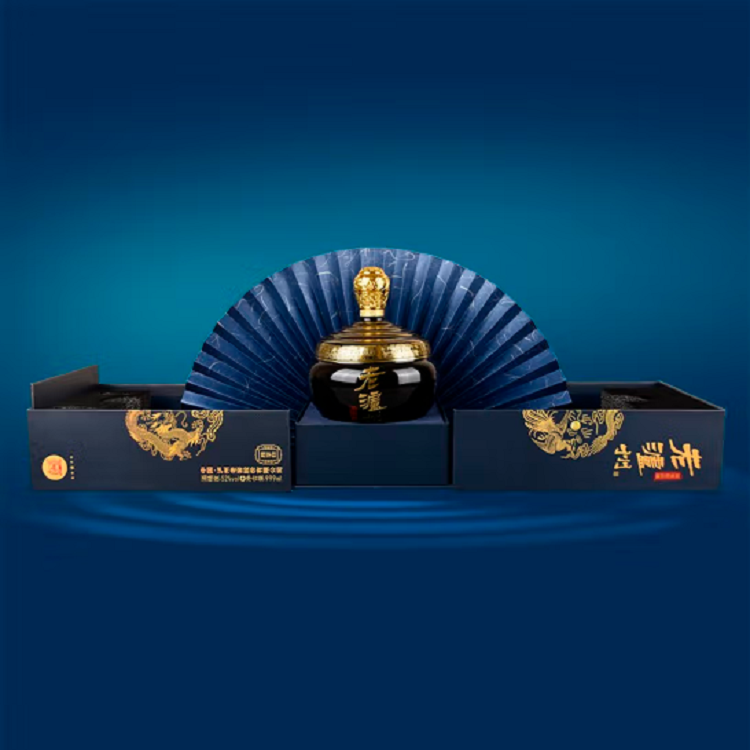 泸州老窖股份 老泸州月华白 52度浓香型白酒坛装 999ml*1坛