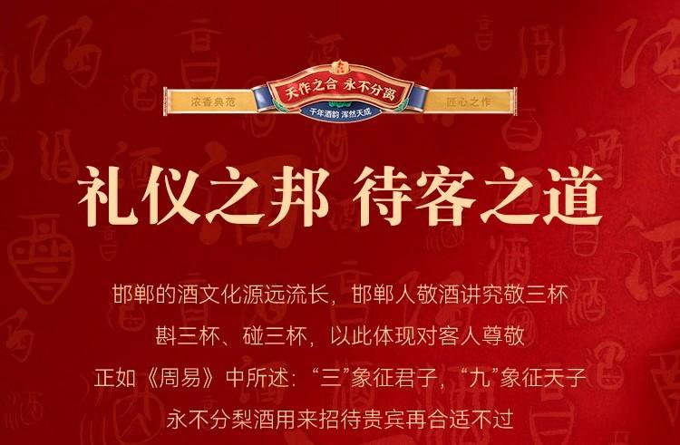 五粮液股份永不分梨醉美江山浓香型白酒 500ml*4瓶礼盒装