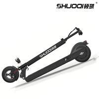 硕琪 电动滑板车折叠 两轮代步车 黑色 D-202B