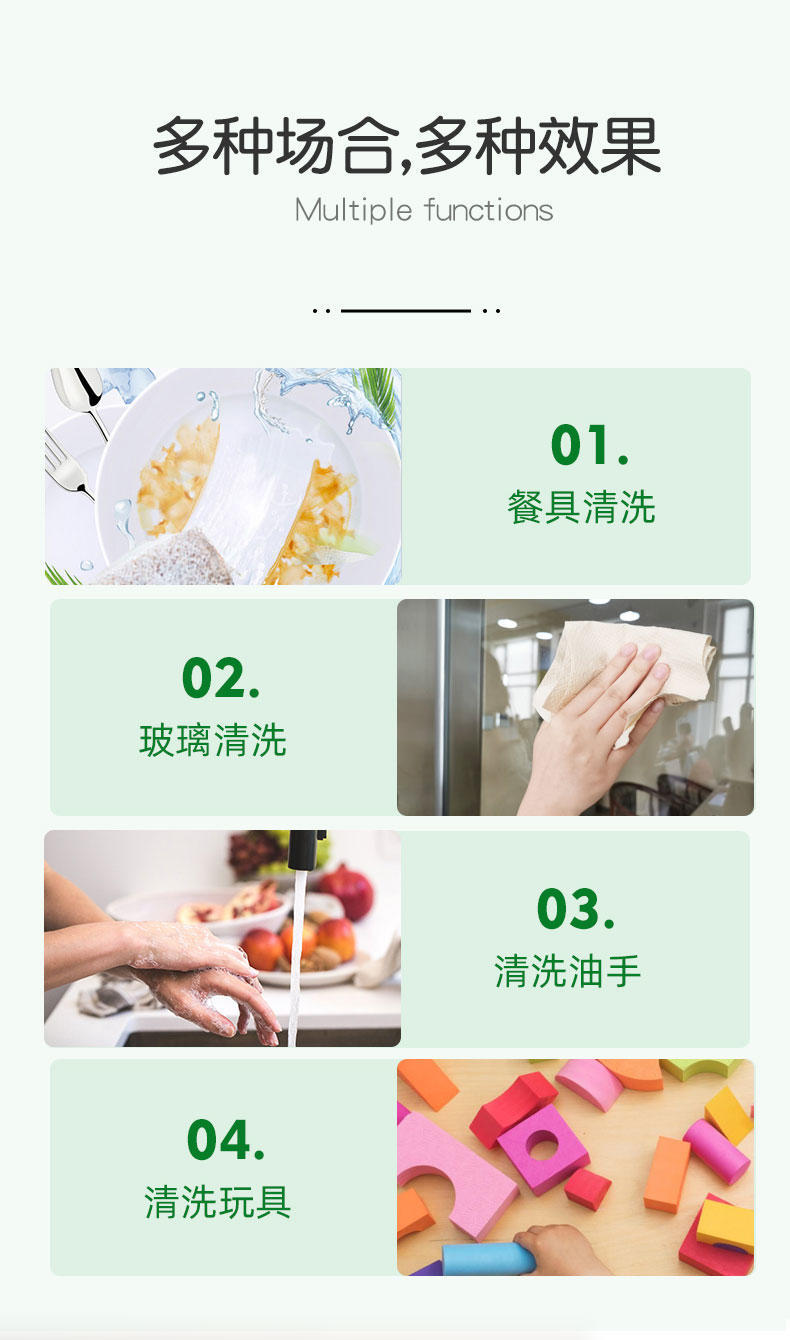 LP-361886蓝漂透明瓶洗洁精2瓶