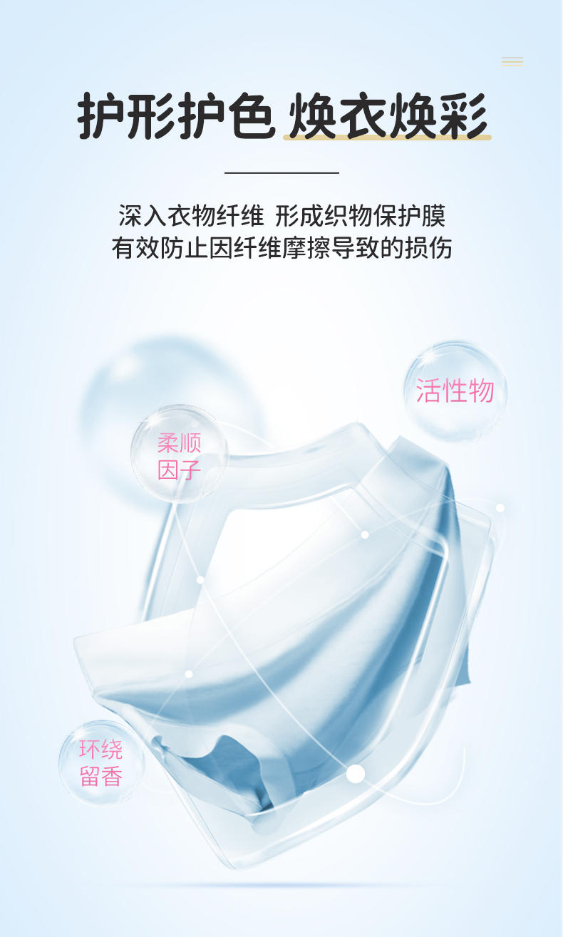 LP-368694蓝漂衣物柔顺剂2KG*1瓶