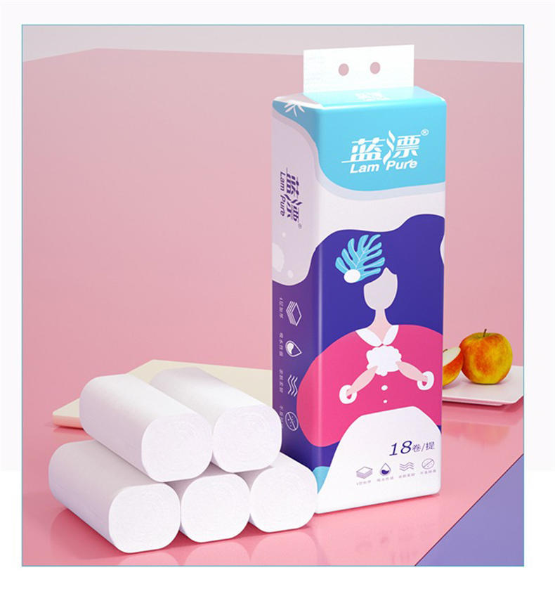 LP-22962蓝漂白色扁卷18卷/提