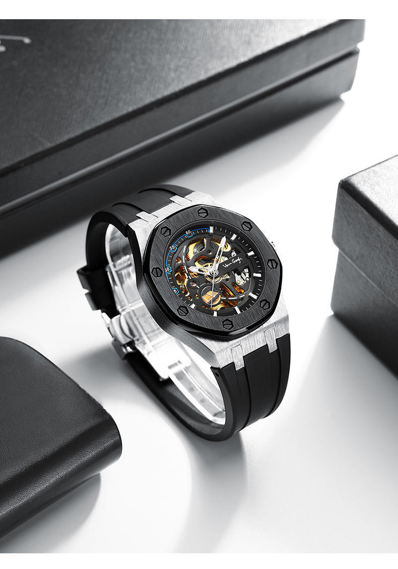 梵高(Vangogh)全自动机械男表艺术家·空城计系列 圣经44mm M-SG3R