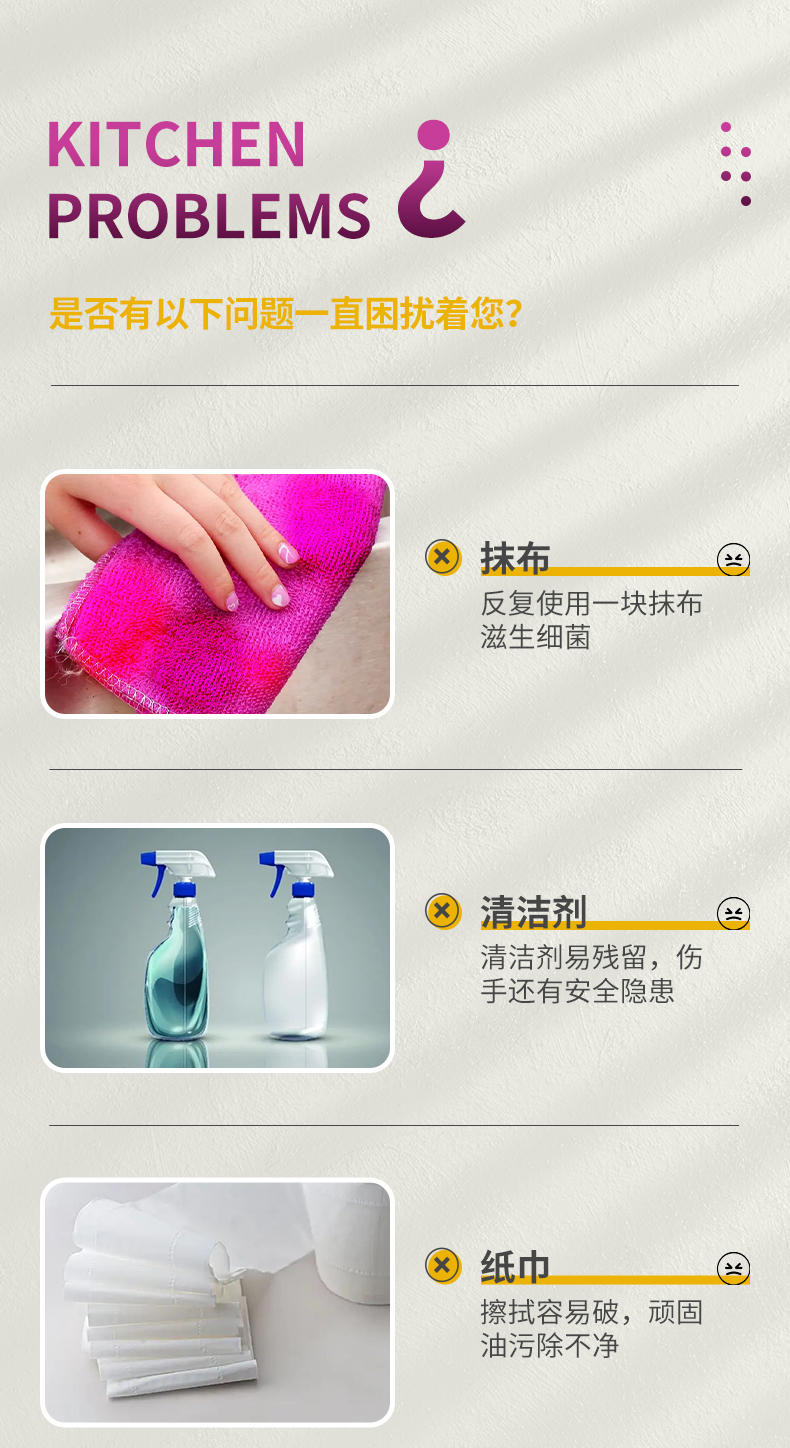 LP-39281蓝漂我爱我家厨房湿巾40片