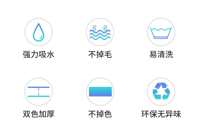 【拍一发三】 加厚珊瑚绒双面吸水美容巾汽车清洁毛巾干发巾不掉毛