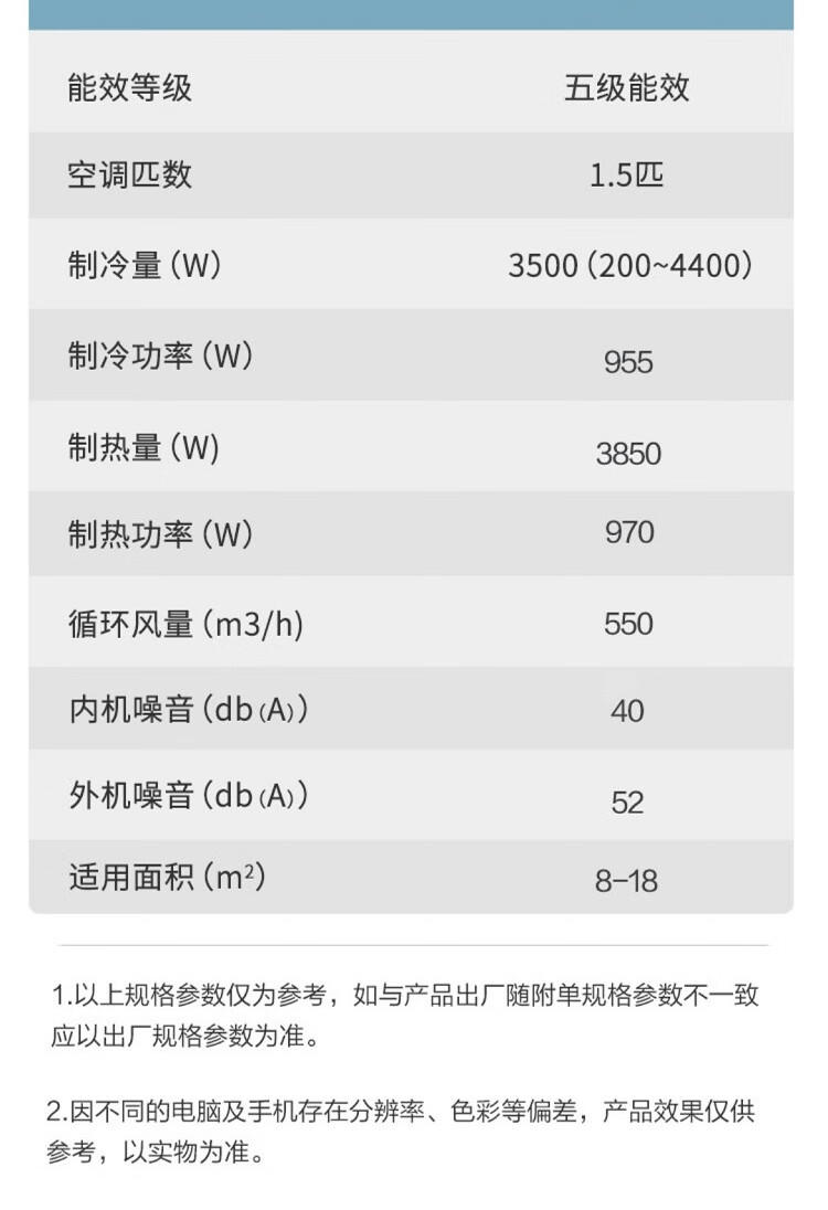 康佳1.5P定速单冷挂式独立除湿空调KF-35GW/DB-A5（不含安装）