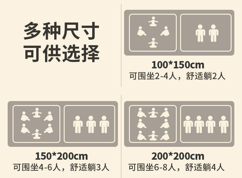 猎燕野餐垫户外露营春游野餐布