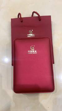 中国黄金和田玉925银ing风小兔子三件套盒（赠礼品盒礼品袋）