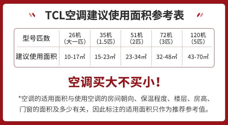 TCL空调 大1匹 新三级能效 变频冷暖 壁挂式空调KFRd-26GW/DBp-QG12+B3（含基础安装）