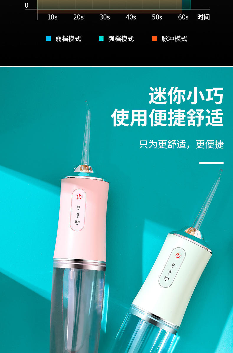 希楠电子冲牙器便携式家用款正畸水牙线口腔清洁护理牙神器