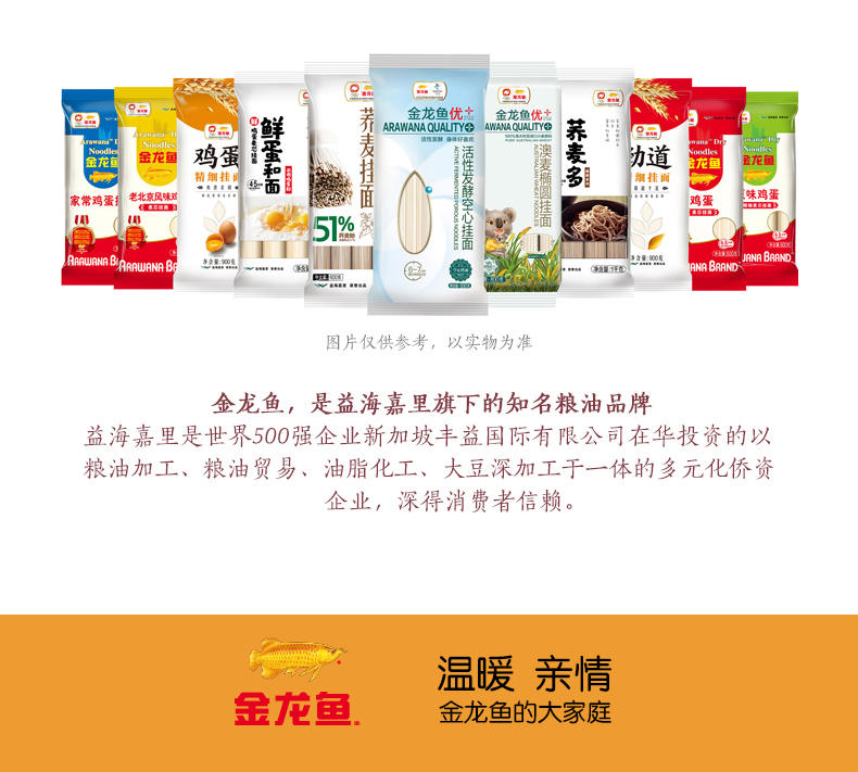 金龙鱼菜籽油珍珠米麦芯粉挂面家庭米面油组合