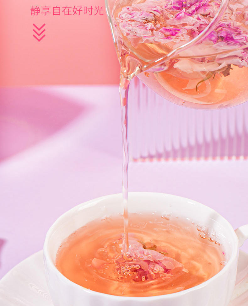 疆果果沙漠玫瑰花茶干玫瑰花瓣冲泡茶25g
