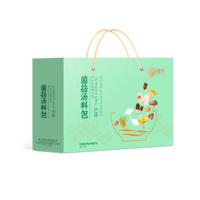 绿帝营养菌菇汤料包菌菇干货大礼包礼盒400g