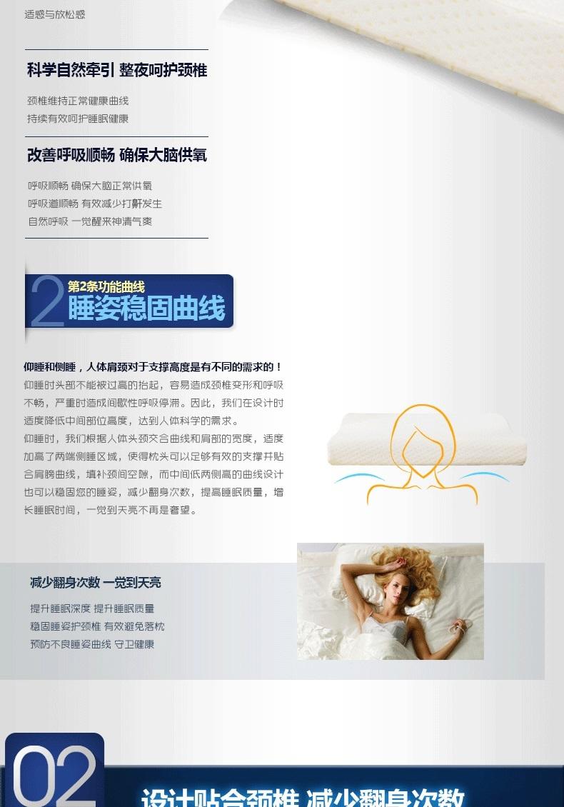 圣夫妮升级款慢回弹太空记忆枕SFN-002