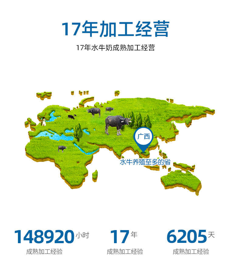 左江水牛奶营养早餐儿童成人高钙纯奶210ml*10瓶