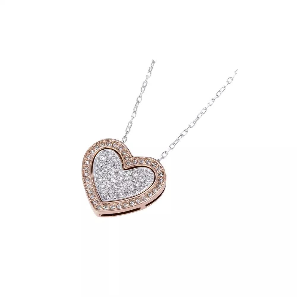 施华洛世奇SWAROVSKI 爱心锁骨项链5276397