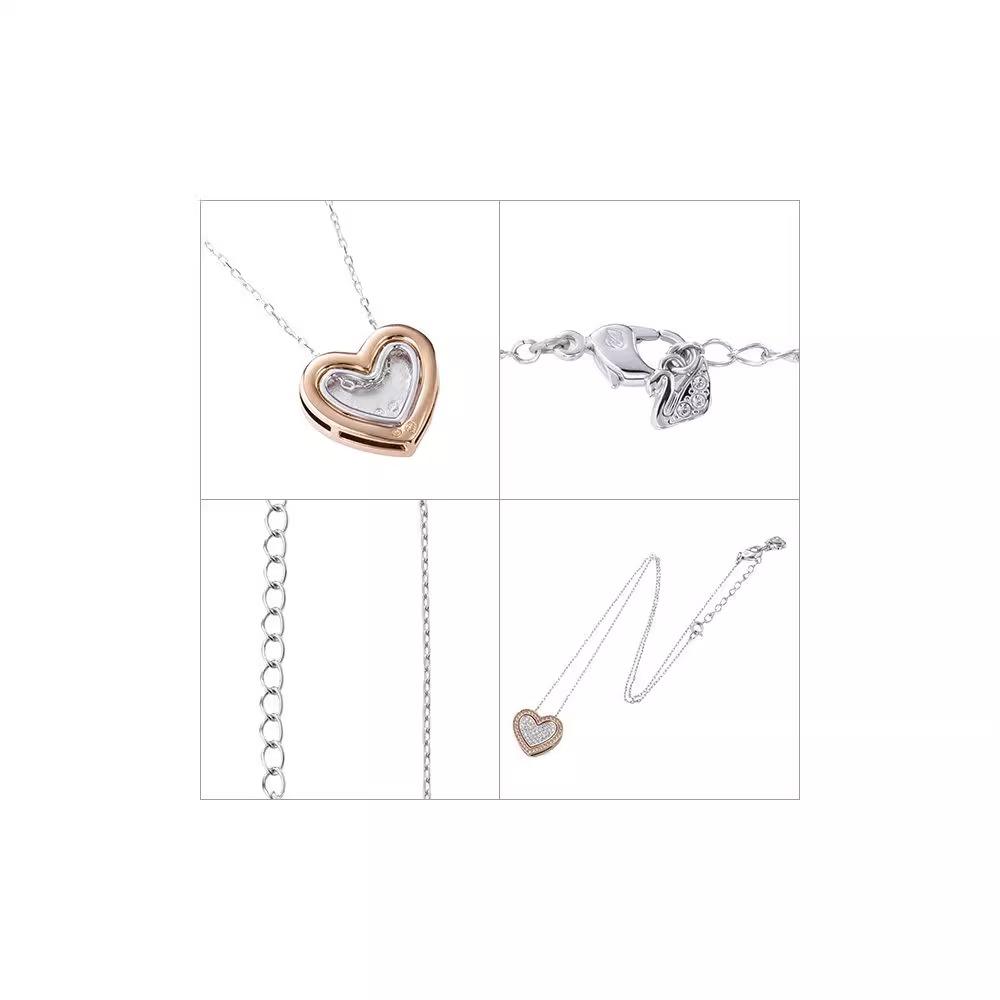 施华洛世奇SWAROVSKI 爱心锁骨项链5276397