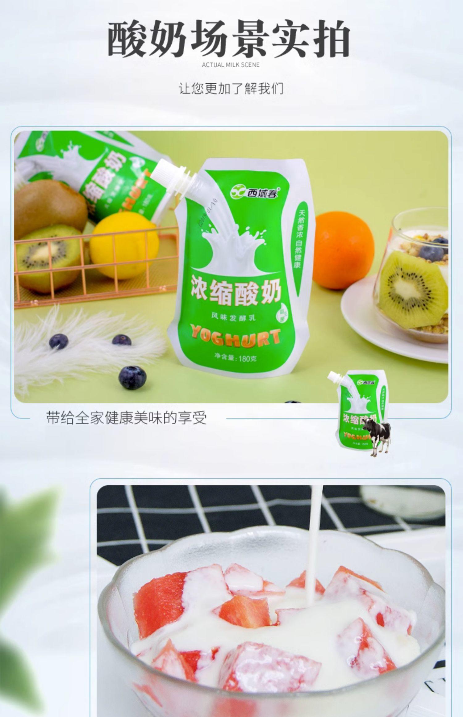 西域春 浓缩益生菌酸牛奶新疆特产低温风味发酵乳