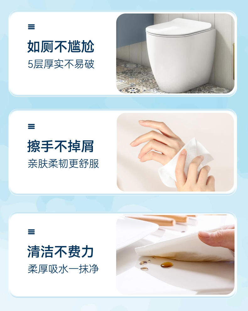 LP-45220蓝漂白色圆卷30卷*1提装（大鱼海棠）
