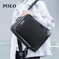 POLO 时尚新款男士大容量双肩包可装14英寸笔记本电脑包092471