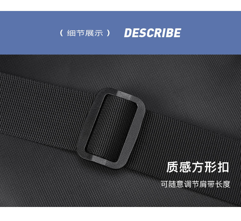 POLO 单肩包时尚潮流男士斜挎包运动防水尼龙背包043951a
