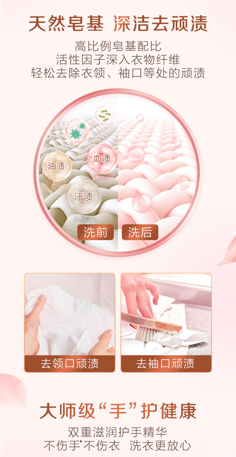 立白大师香氛洗衣皂208g （三块组合）