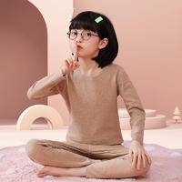 纤丝鸟TINSINO 蚕丝羊毛暖阳儿童内衣长袖长裤套装 RS300T