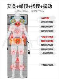 港德 全身多功能揉捏家用颈腰部电动气囊加热按摩椅垫 JH-D1-C（尊享版）-绒布