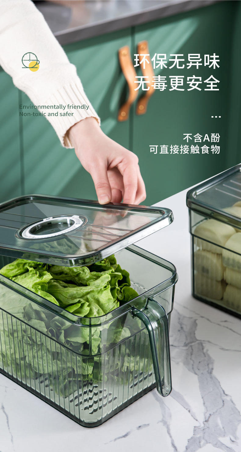 港德透明冰箱保鲜盒 BX-01冰箱保鲜盒（小号）