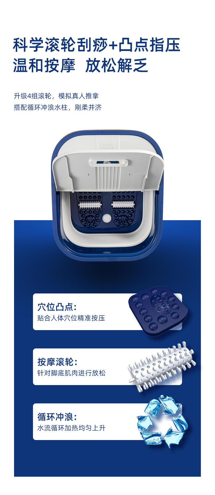 西莱森 折叠足浴盆CP-FB3