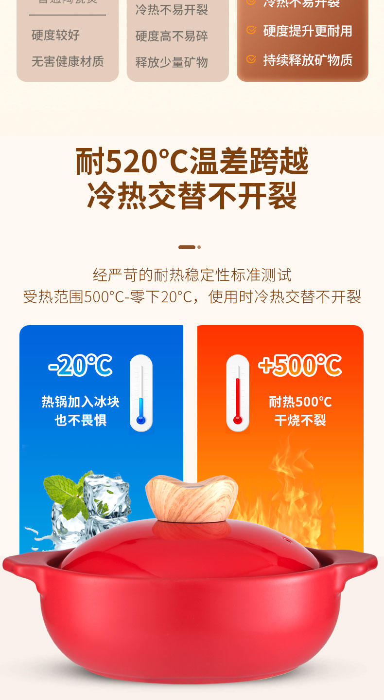 泥火匠 耐高温家用 悦享-好运来干烧炖锅【2500ml适用2-4人】