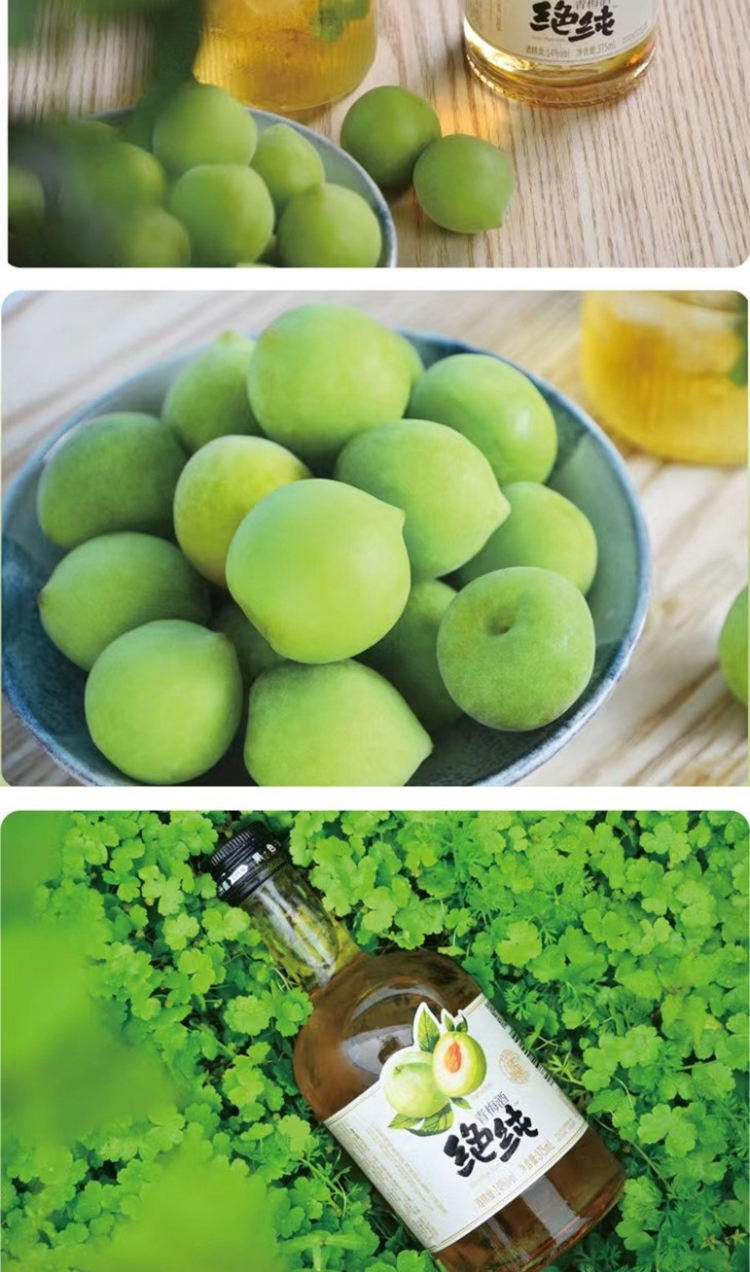 绝纯青梅酒14度果酒梅子酒梅酒375ml