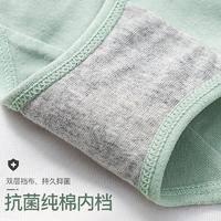 浪莎女士净色纯棉抗菌内裤混色7条装 ET1030-7