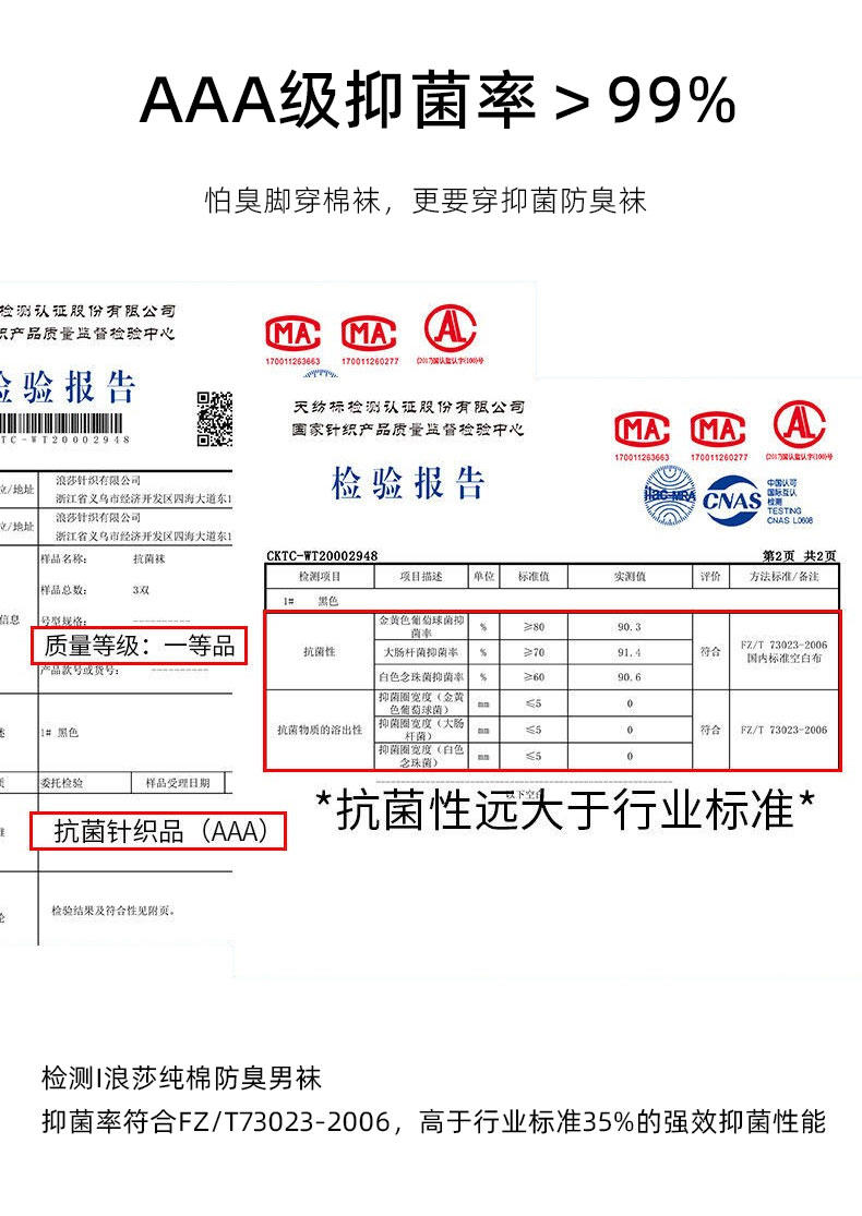 浪莎袜子男夏季薄款纯棉防臭吸汗网眼棉袜中筒春夏透气男士袜子 混色6双 均码 qpwy-6