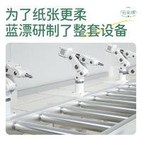 蓝漂LP-50965白色气垫挂式抽纸（8D悦色花园）