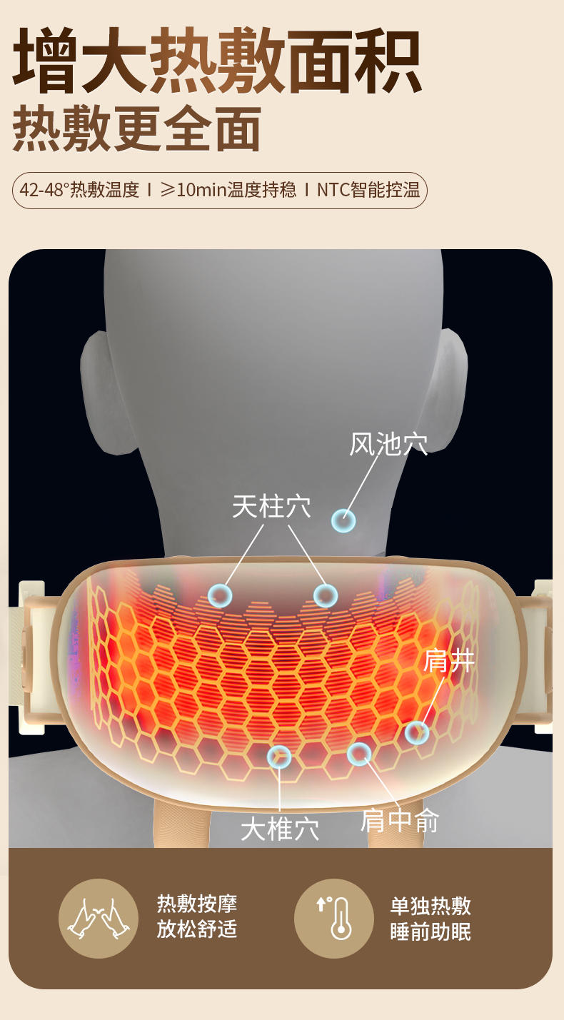 和正 颈肩揉捏按摩器HZ-S1