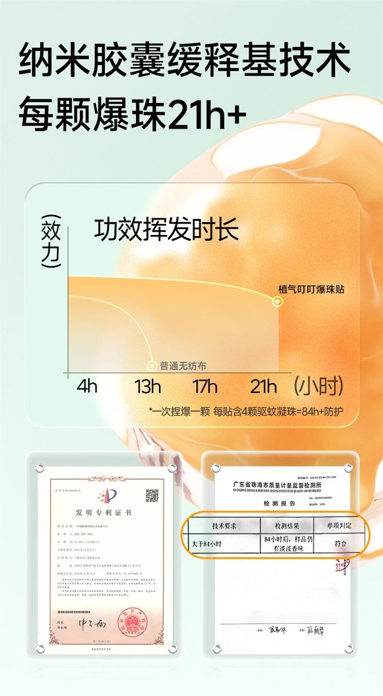 植气叮叮爆珠精油防护贴 CO-A03-8