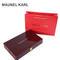 MAUNEL KARL男士皮带轻奢实木礼盒MK06643金