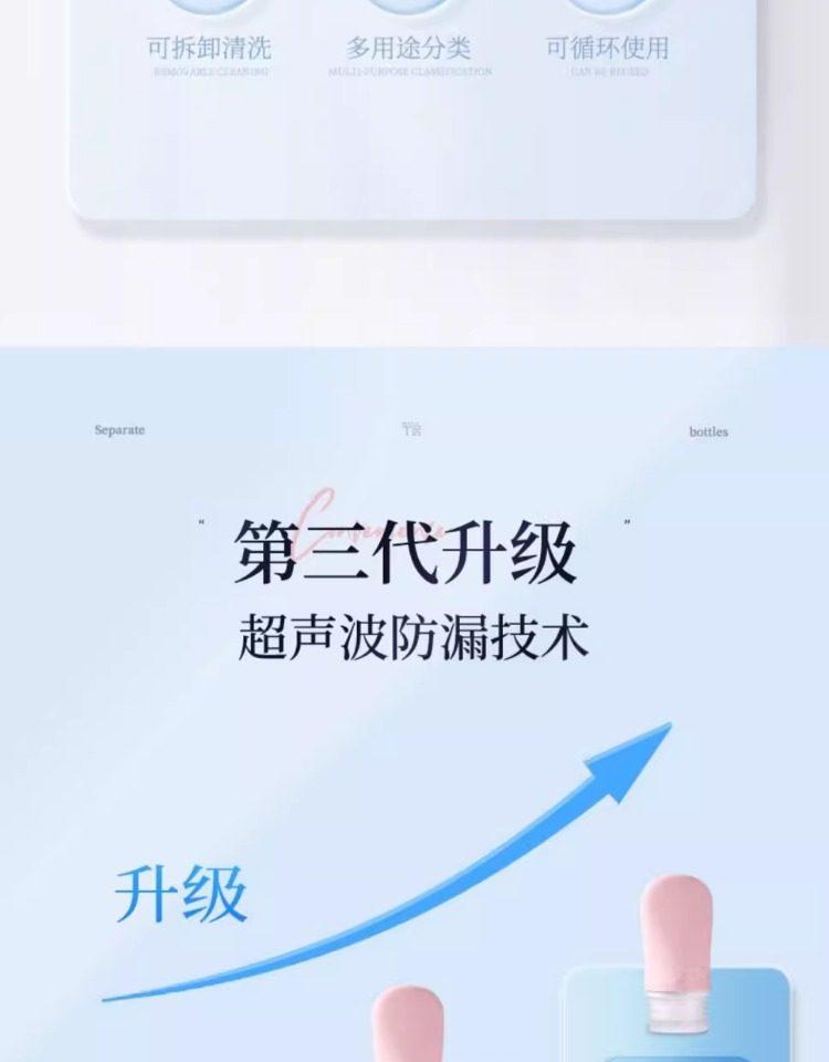 旅行空瓶分装瓶【3只/6只】