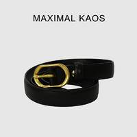 米西克兰 牛头层皮革 D50117-KSX 男士皮带