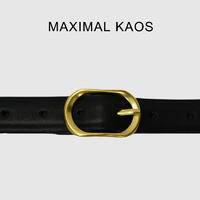 米西克兰 牛头层皮革 D50117-KSX 男士皮带