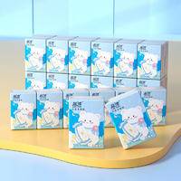 LP-40355蓝漂本色迷你手帕10包/条（蓝色小熊）