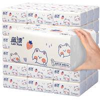 LP-42731蓝漂白色抽纸24包装（草莓猫L码）