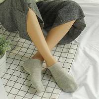 女士船袜纯色棉女短袜糖果色袜子10双