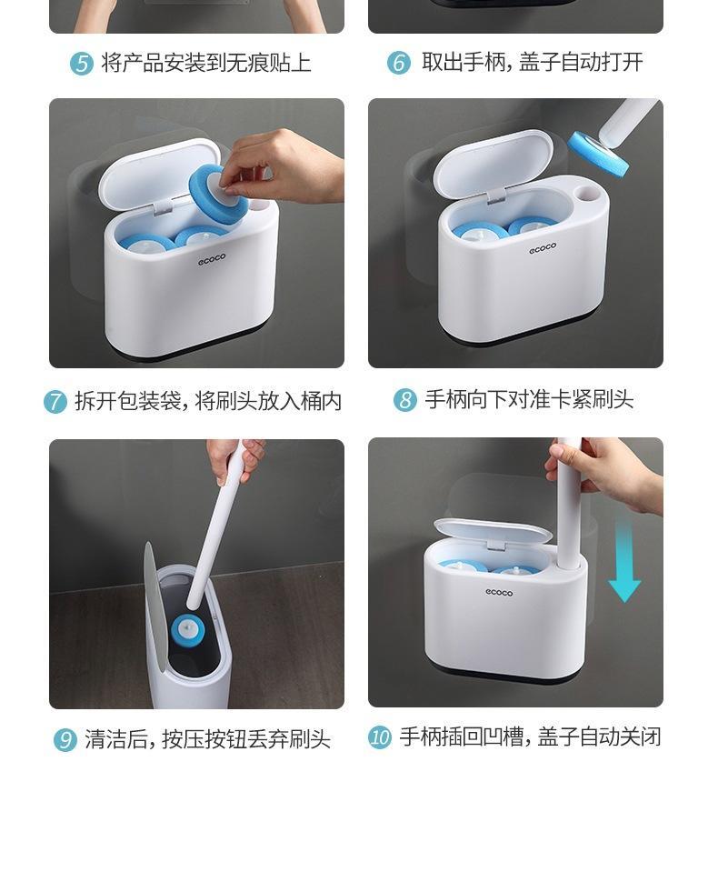 一次性马桶刷家用刷壁挂式可抛清洁神器