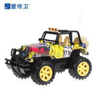 婴侍卫 大号涂鸦越野遥控车1:14NO.388-10黄色