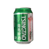 青岛啤酒（TsingTao）清爽8度500ml*24听 整箱装 露营出游