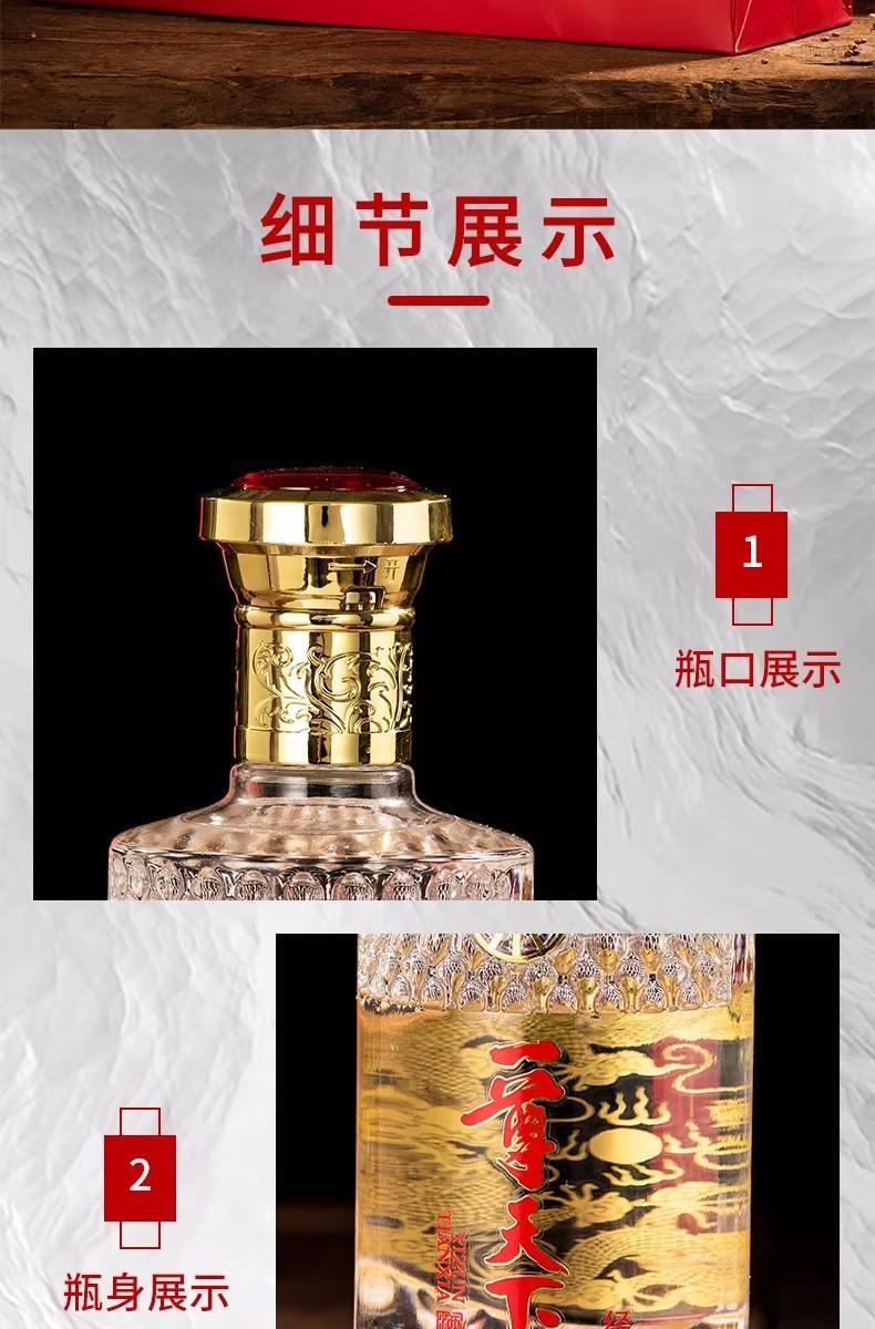 五粮液股份 一尊天下经典浓香型52度粮食酒 礼盒装 500ml*6瓶/ 2瓶